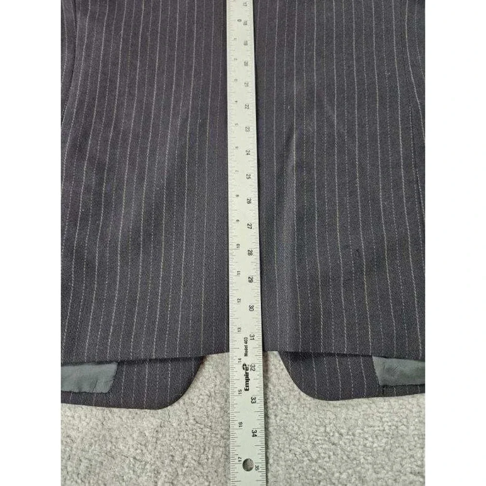 Giorgio Armani Suit Jacket 44 R Black Wool Designer Italy Designer Collezioni